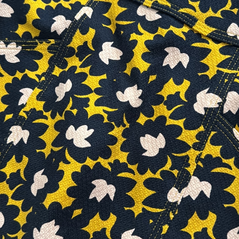 BODEN Louise Textured Midi Dress Tuscan Sun Bloom Stamp Print Size 6 - Picture 5 of 5